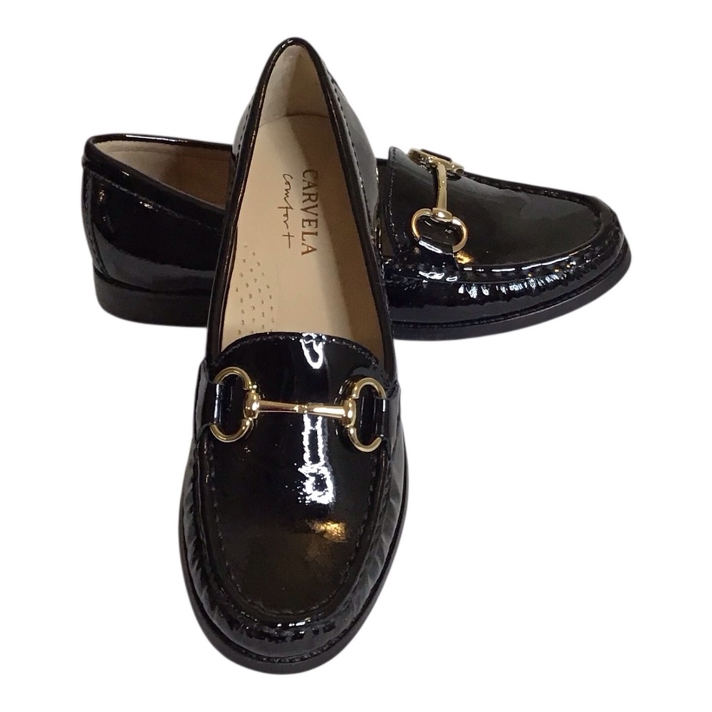 Carvela Glossy Black Loafers